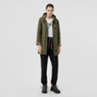 Burberry Burberry Diamond Quilted Hooded Coat, Size: S, Cadet Green