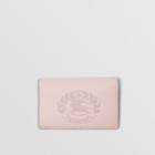 Burberry Burberry Small Embossed Crest Two-tone Leather Wallet, Pink