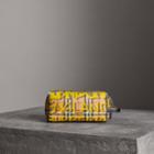 Burberry Burberry Graffiti Print Vintage Check And Leather Pouch