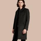 Burberry Wool Cashmere Coat With Detachable Warmer