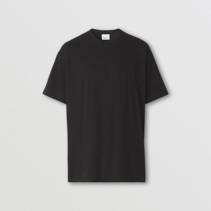 Burberry Burberry Location Print Cotton Oversized T-shirt, Size: Xl