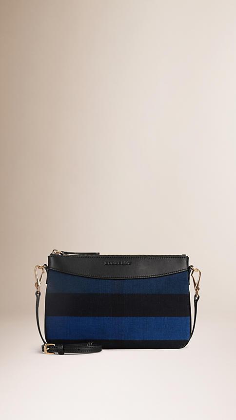 Burberry Canvas Check Clutch Bag