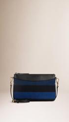 Burberry Canvas Check Clutch Bag