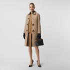 Burberry Burberry Grommet Detail Cotton Gabardine Car Coat, Size: 00, Yellow