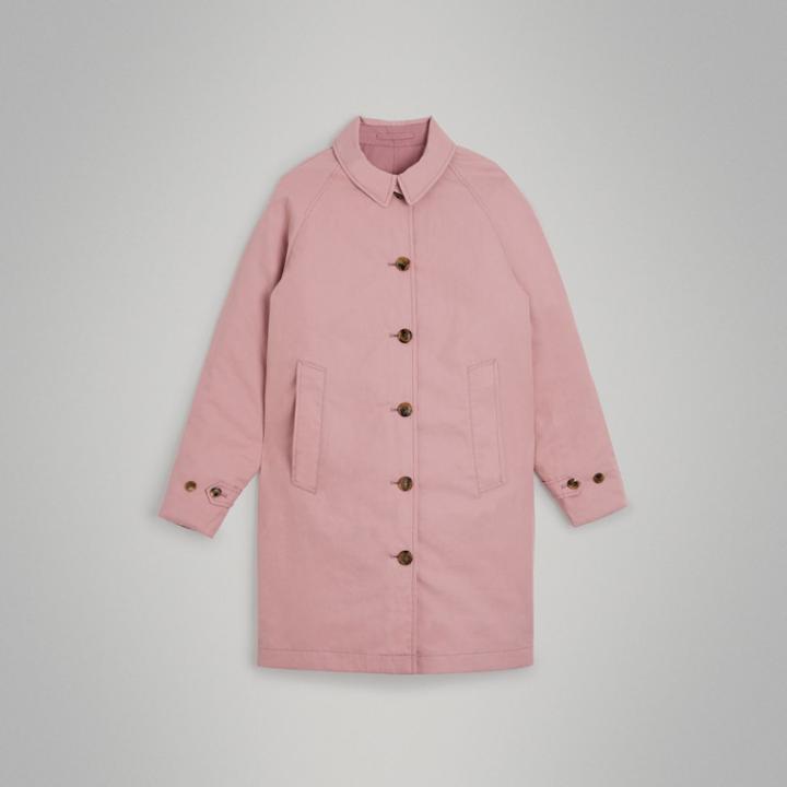 Burberry Burberry Childrens Reversible Tropical Gabardine Car Coat, Size: 10y, Pink
