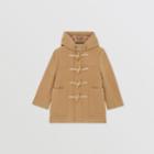 Burberry Burberry Childrens Boiled Wool Duffle Coat, Size: 6y, Beige