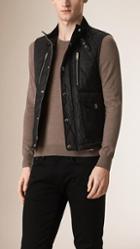 Burberry Multi-pocket Diamond Quilted Gilet