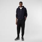 Burberry Burberry Vintage Check Panel Cotton Hooded Top, Size: M, Blue