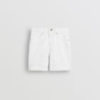 Burberry Burberry Childrens Relaxed Fit Stretch Denim Shorts, Size: 8y, White