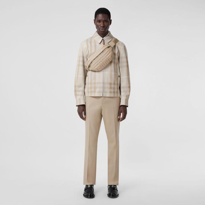 Burberry Burberry Reversible Check Cotton Harrington Jacket, Size: 56