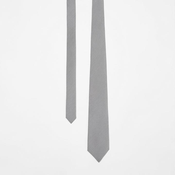 Burberry Burberry Classic Cut Silk Tie, Grey