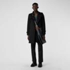 Burberry Burberry Wool Cashmere Trench Coat, Size: 42