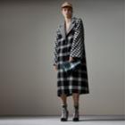 Burberry Burberry Reversible Multi-check Wool Cashmere Coat, Size: 08, Black