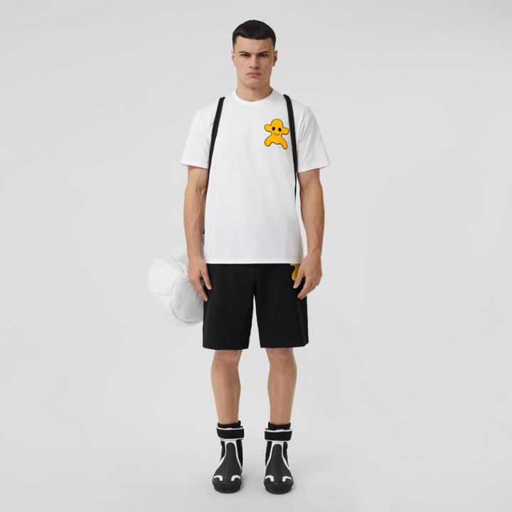 Burberry Burberry Monster Graphic Cotton Oversized T-shirt, Size: Xs