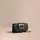Burberry The Mini Buckle Bag In Grainy Leather