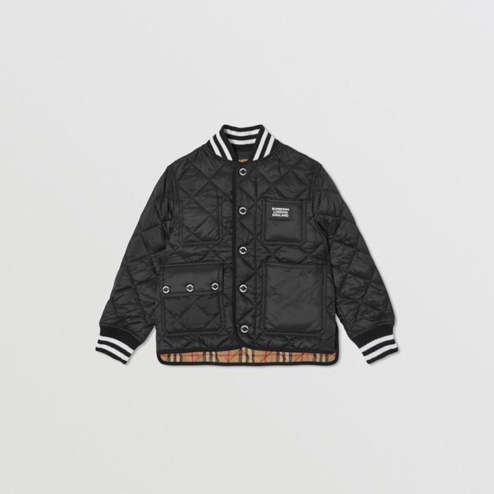 Burberry Burberry Childrens Recycled Polyester Diamond Quilted Jacket, Size: 12y