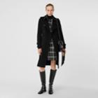 Burberry Burberry Cashmere Trench Coat, Size: 04, Black