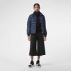 Burberry Burberry Down-filled Puffer Jacket, Size: M, Blue