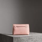 Burberry Burberry Grainy Leather Wristlet Clutch, Pink
