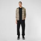 Burberry Burberry Vintage Check Technical Twill Track Top, Size: M, Beige