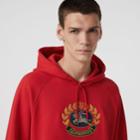 Burberry Burberry Embroidered Archive Logo Jersey Hoodie, Size: Xxxl