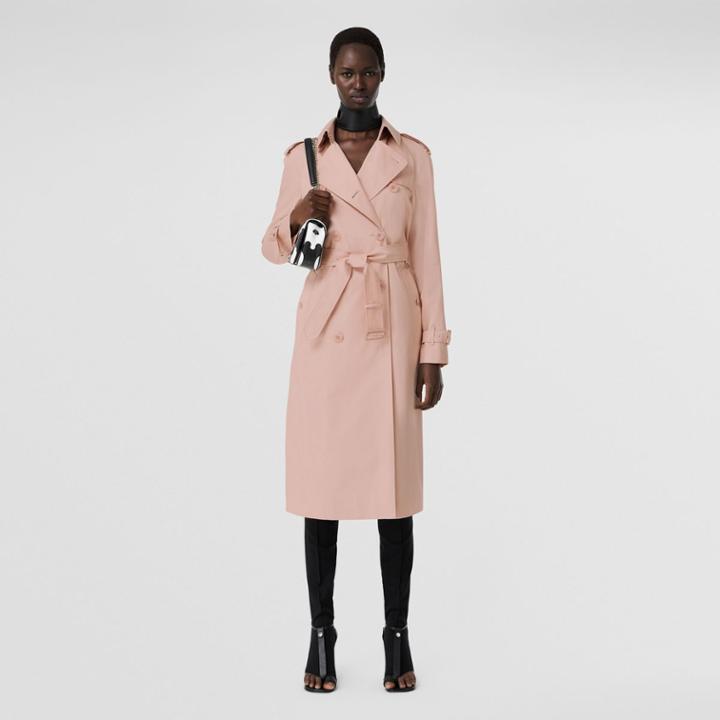 Burberry Burberry Cotton Gabardine Trench Coat, Size: 0