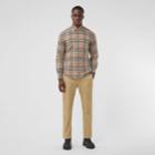 Burberry Burberry Slim Fit Cotton Chinos, Size: 40, Yellow