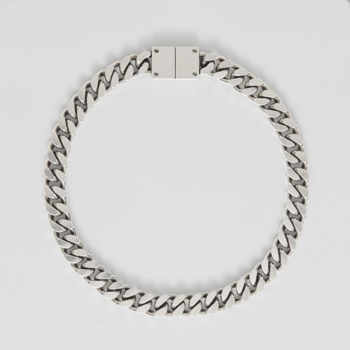 Burberry Burberry Palladium-plated Chain-link Necklace