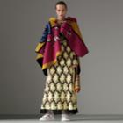 Burberry Burberry Floral-embroidered Long-sleeve Dress, Size: 02, Yellow