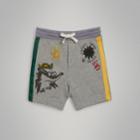 Burberry Burberry Childrens Sketch Print Cotton Drawcord Shorts, Size: 8y