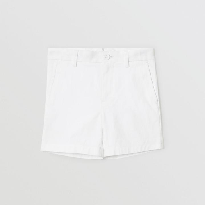 Burberry Burberry Childrens Cotton Chino Shorts, Size: 10y, White
