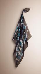 Burberry Prorsum Floral Tie-dye Silk Square -medium