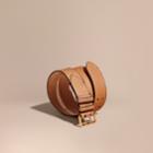 Burberry Burberry Python Belt, Size: 95, Brown