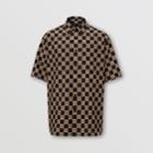 Burberry Burberry Short-sleeve Chequer Print Cotton Shirt, Size: M