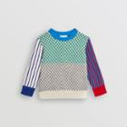 Burberry Burberry Childrens Graphic Cashmere Jacquard Sweater, Size: 10y, Multicolour