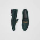 Burberry Burberry The Suede Link Loafer, Size: 43, Green