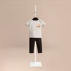 Burberry Burberry Check Pocket T-shirt, Size: 3y, Grey