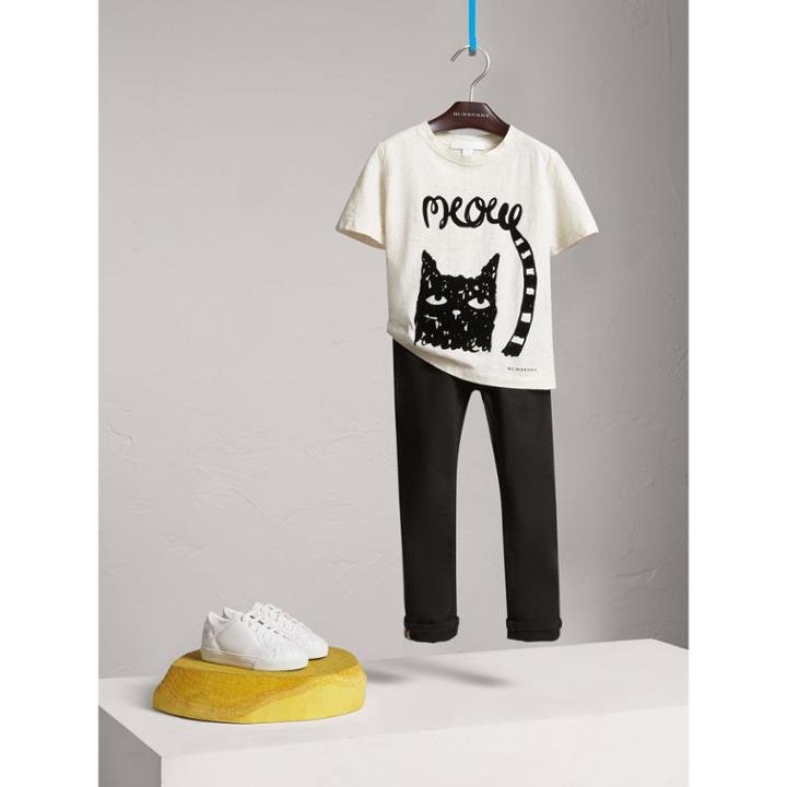 Burberry Burberry Skinny Fit Stretch Denim Jeans, Size: 6y