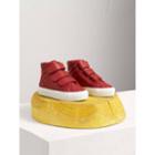 Burberry Burberry Check-quilted Leather High-top Sneakers, Size: 9.5