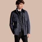 Burberry Burberry Lightweight Field Jacket With Detachable Gilet, Size: 34, Blue
