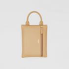 Burberry Burberry Leather Portrait Pouch, Yellow