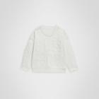 Burberry Burberry Childrens Embossed Logo Cotton Sweatshirt, Size: 6y, White