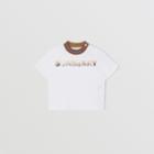 Burberry Burberry Childrens Confectionery Logo Print Cotton T-shirt, Size: 18m, White