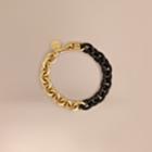 Burberry Burberry Metal Chain Link Necklace, Yellow
