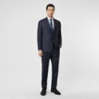 Burberry Burberry Slim Fit Wool Silk Linen Suit, Size: 50r, Blue
