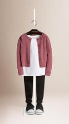 Burberry Bow Detail Cashmere Cardigan