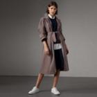 Burberry Burberry The Brighton Car Coat, Size: 04, Purple