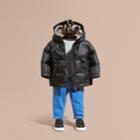 Burberry Burberry Down-filled Hooded Puffer Jacket, Size: 2y, Black