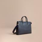Burberry Burberry Large London Check Briefcase, Blue