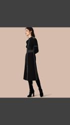 Burberry Regimental Wool Silk Shift Dress